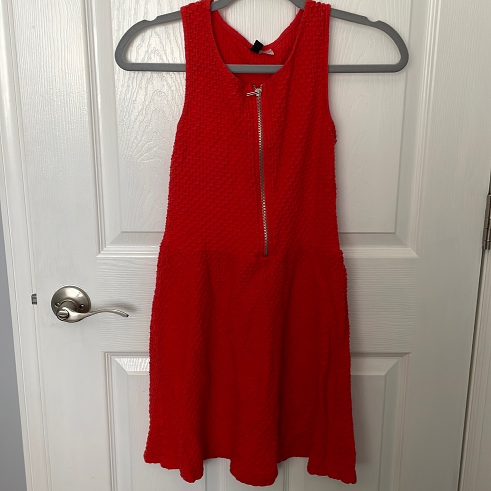 ❌❌❌ Coral red summer dress sz S - Picture 1 of 6
